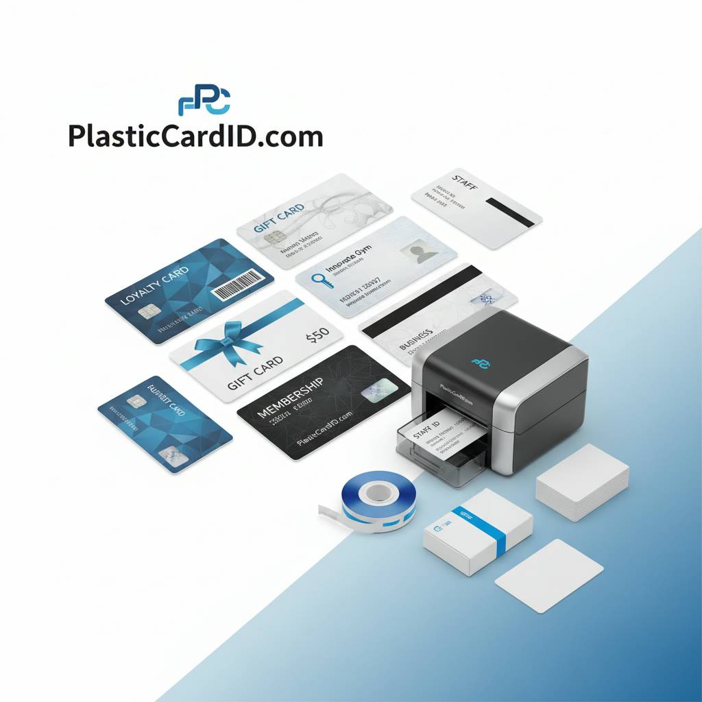 Custom Plastic Cards for Modern ID, Gift Business